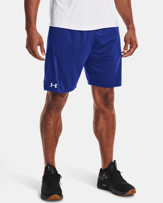 Men's UA Locker 9" Pocketed Shorts, Blue, pdpMainDesktop image number 0